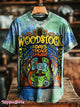 Unisex Vintage Hippie Music Woodstock Art Print Casual Sweatshirt